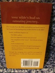 Value Bks.: How Did We Get the Bible? by Tracy Macon Sumner (2009, Trade Paperba