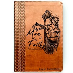 Personalized Bible for Men, KJV Study Bible, Custom Bible for Men Name Engraved