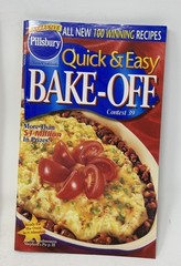 39th Pillsbury Quick Easy Bake -Off Contest Cookbook 120 pages 2000 VTG
