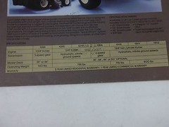 Cub Cadet Product Brochure 1050 1210 1211 1806 1810 1811 1812 1772 1872 2072