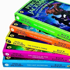 Percy Jackson And The Olympians Series By Rick Riordan 5 Books – Ages 9+ – PB