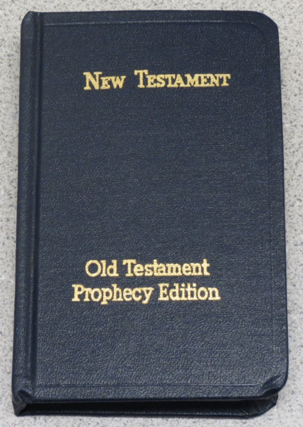 New Testament – Old Testament Prophecy Edition – hardcover – Very nice