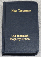 New Testament – Old Testament Prophecy Edition – hardcover – Very nice