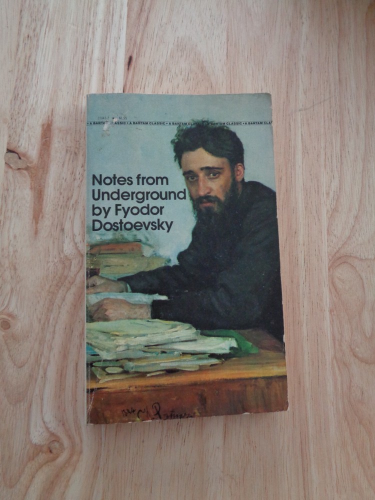 Notes From Underground by Fyodor Dostoevsky Bantam Classic 1981 SC