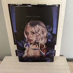 God of Ruin by Rina Kent w/OOP Discreet Hardback Book Legacy of Gods