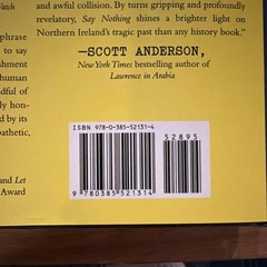 Patrick Radden Keefe Say Nothing Hardcover Knopf True Crime Ireland 2019