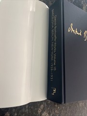 Barcelona, Berlin, New York : 1928-1931: Dietrich Bonhoeffer Works Vol. 10