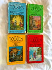 J.R.R. Tolkien Gold Foil 4 Paperback Box Set 1973 J.R.R. TOLKIEN