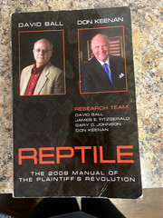 Law Book REPTILE The 2009 Manual of the Plaintiff’s Revolution (First Edition)