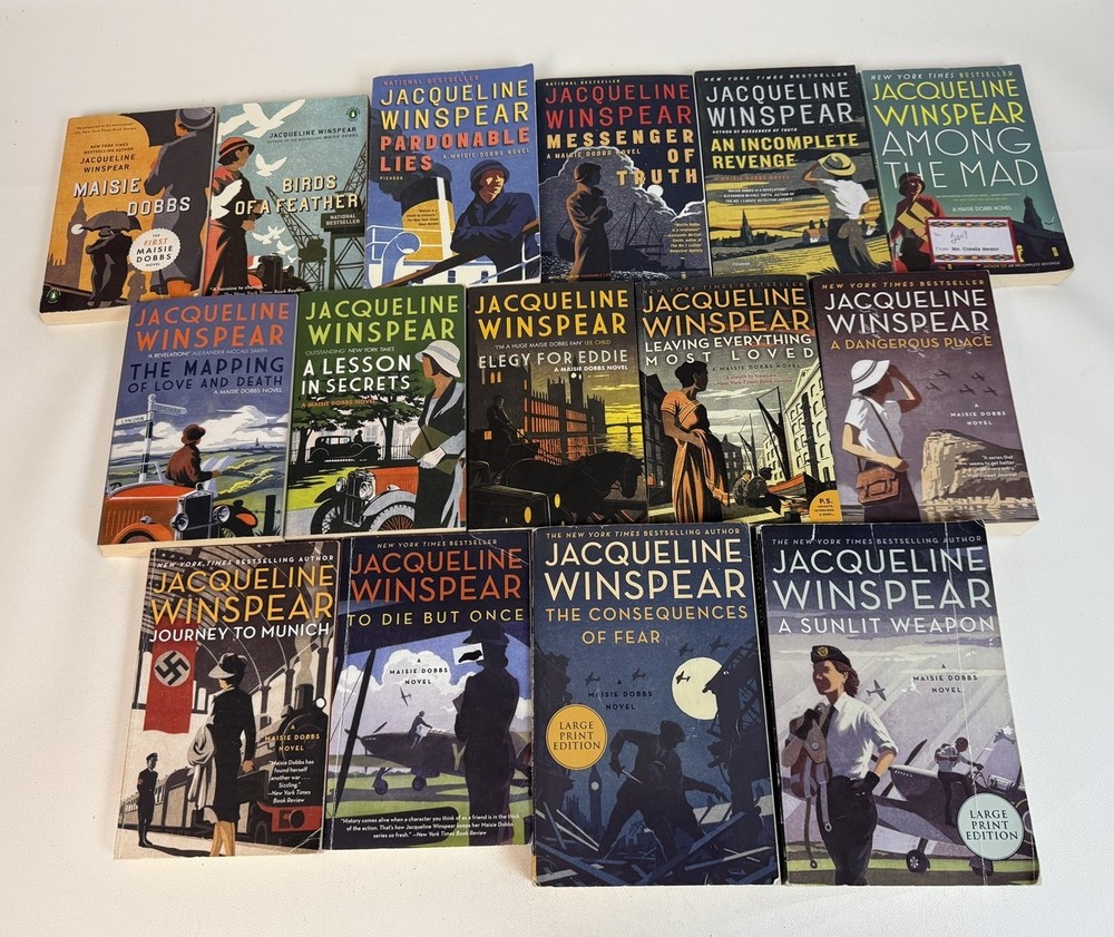 Jacqueline Winspear Lot 15 Maisie Dobbs Mysteries 1930s England