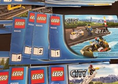 LEGO CITY Lot of 55 Manuals Instructions Booklets Only – See photos for set