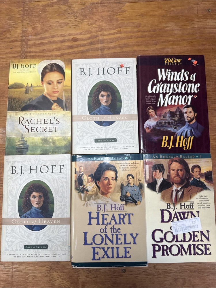 Lot Of 6 Books By B. J. Hoff – GOOD