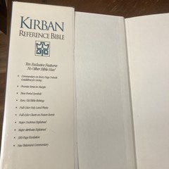 Kirban Reference Bible King James Version Hardcover w/DJ Preowned