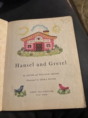 1943 Hansel and Gretel A Little Golden Book „H” Edition Nice Vintage No Name