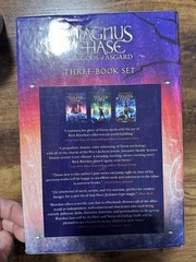 Magnus Chase and the Gods of Asgard 3 Box Set Rick Riordan, Hardcover Disney