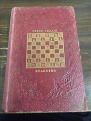 Chess Praxis by Staunton. 1891. Supplement to Chess Player’s Handbook ships free
