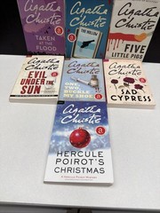 Agatha Christie Paperback Book Lot- 7 Books
