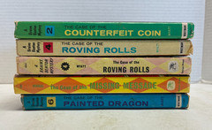 D3 Lot of 5 Brains Benton Mystery Hardcover Books by George Wyatt Whitman 1960’s