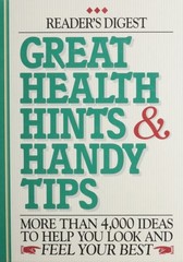 Great Health Hints & Handy Tips (Reader’s Digest General Books) by , Good Book
