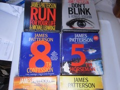 James Patterson Audio CD Books Lot of 8 FAST SHIPPING AS PICTURED