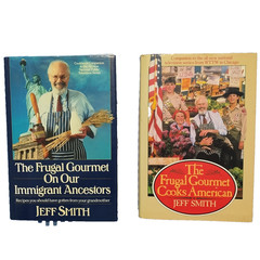 The Frugal Gourmet Jeff Smith Lot of 8 Hardcover DJ CookBooks William Morrow Co