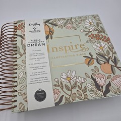 NLT Bible DaySpring Inspire Illustrating Bible With Filament App Spiral Bound