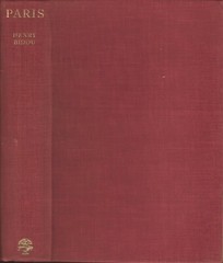 Paris Henry Bidou Jonathan Cape 1939 1st Ed HC+DJ 550 Pages 57 Illus.