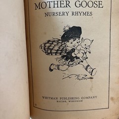 1936 Mother Goose Nursery Rhymes Illustrated Softcover 192 Pages Children’s Lit