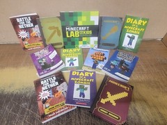 Lot of 6 Minecraft Guide Mojang Gamers Adventure Diary Chapter Book Random MIX