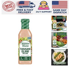 Zero-Calorie, Gluten-Free Thousand Island Dressing – 12 oz for Healthy Eating