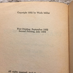 Branded Woman Wade Miller 1958 Fawcett Mexican Underworld Revenge Mission Book