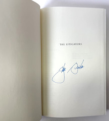 The Litigators SIGNED by John Grisham, 2011 HCDJ 1st ed 1st print Mylar, Fine