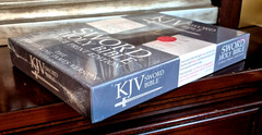 KJV Sword Bible (Large Print, Dark Mahogany Genuine Leather) New in Box / Sealed