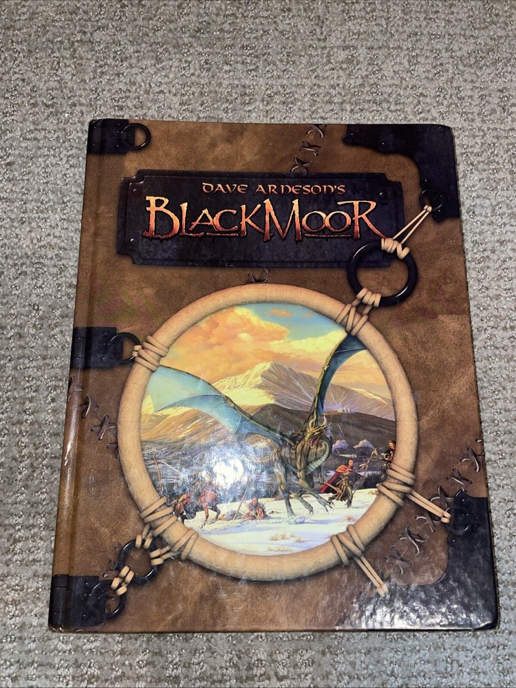 Dave Arneson’s Blackmoore d20 RPG Campaign Hardback Book Zeitgeist Games VG Cond