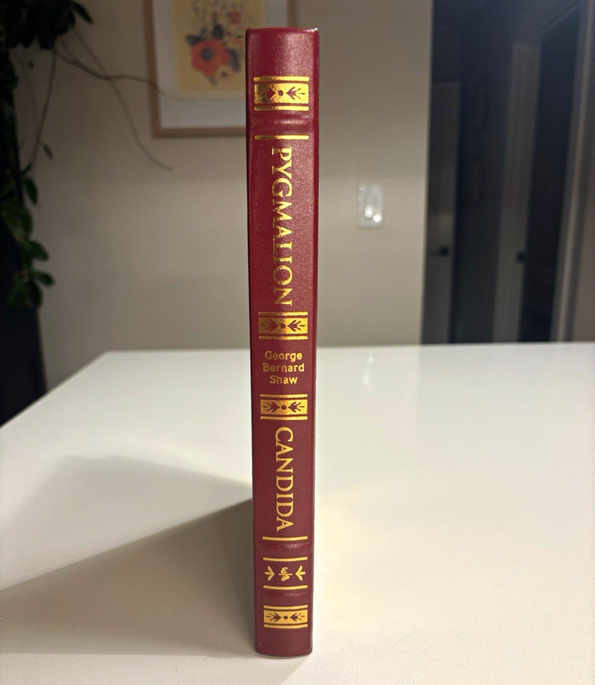 Easton Press Pygmalion and Candida George Bernard Shaw Leather Bound Illustrated