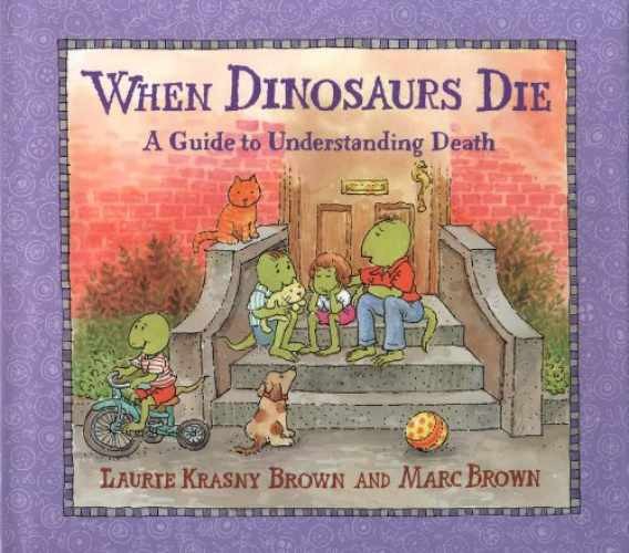 When Dinosaurs Die: A Guide – Hardcover, by Krasny Brown Laurie – Acceptable c