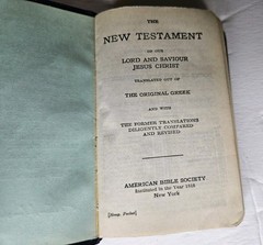 Lot of 3 – Vintage NEW TESTAMENT Vest Pocket Bibles, World and Bible Society