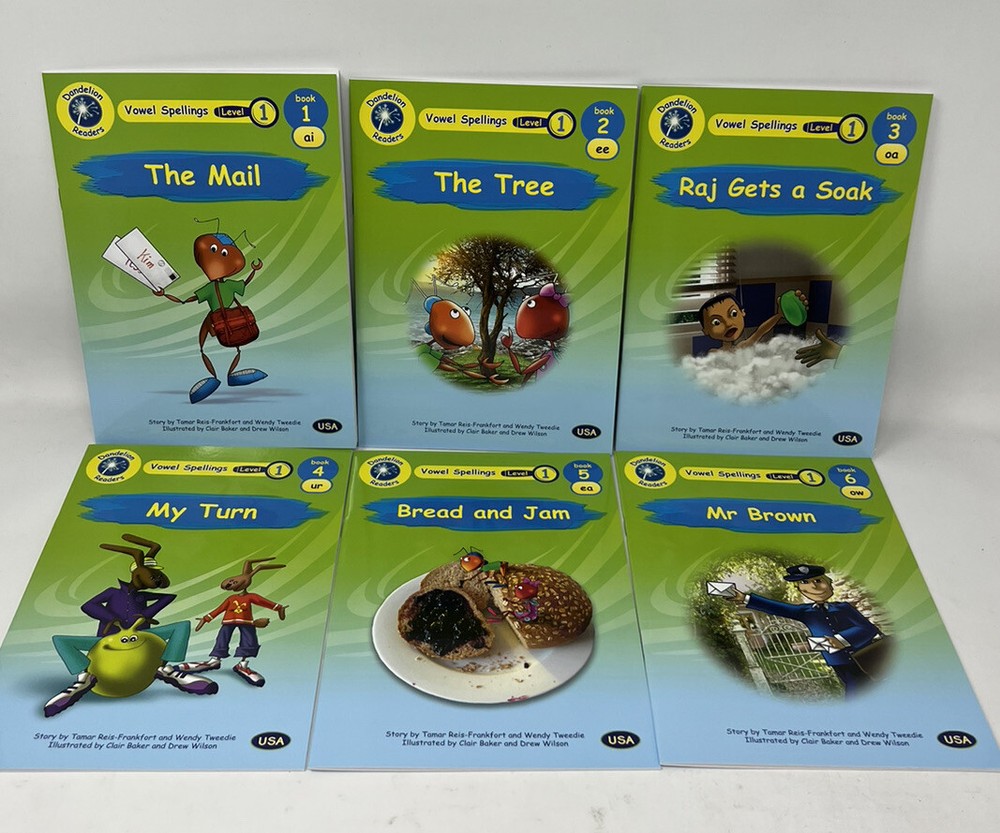 DANDELION READERS Level 1 – The Mail – 12 Book Set Phonic Books 2022 Reprint 1