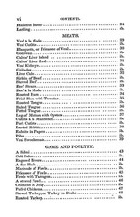 1836 Domestic French Cookery Vintage Cook Book 120 Pages