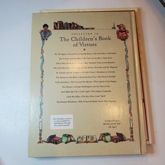 2 Children’s Book of Virtues + Heroes Lot William J. Bennett 1995 HC Stories