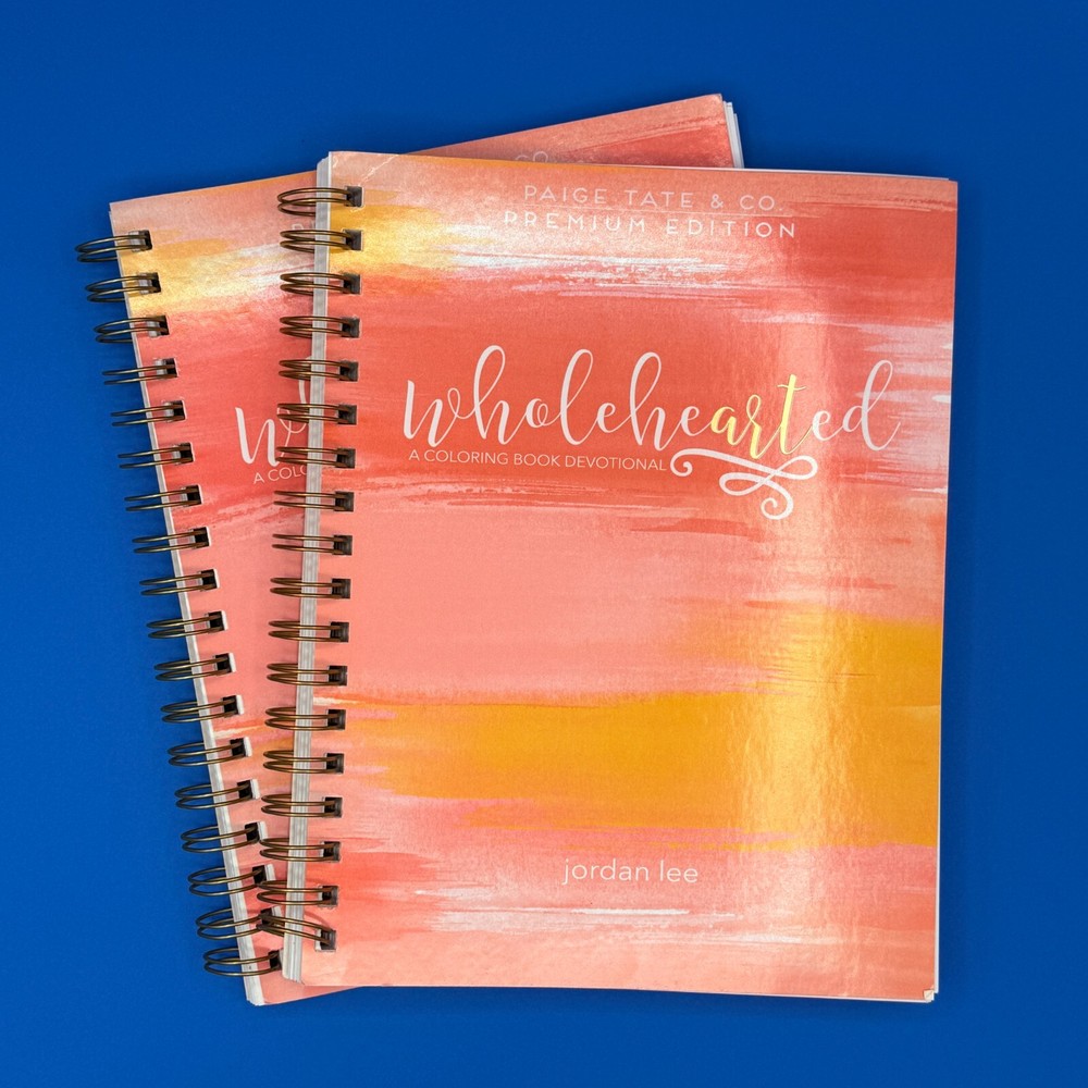 Wholehearted: A Coloring Book Devotional, Premium Edition Devotionals for Women
