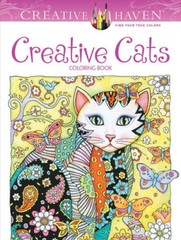 Creative Haven Creative Cats Coloring Book (Adult Coloring) – Paperback – GOOD