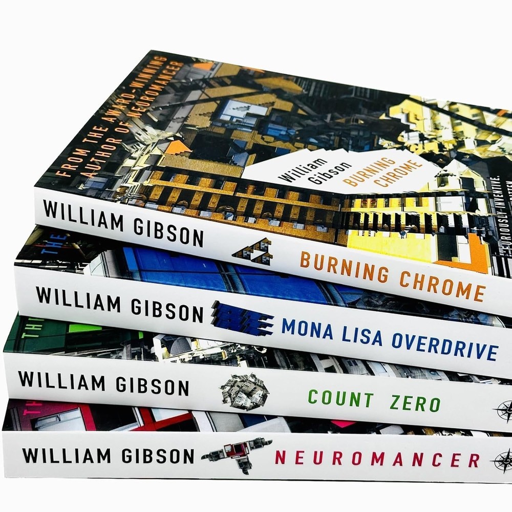Sprawl Series Complete 4 Books Collection Set by William Gibson (Neuromancer, Co