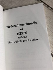 Modern Encyclopedia of Herbs | Deni Bown | Paperback | Herbal Guide