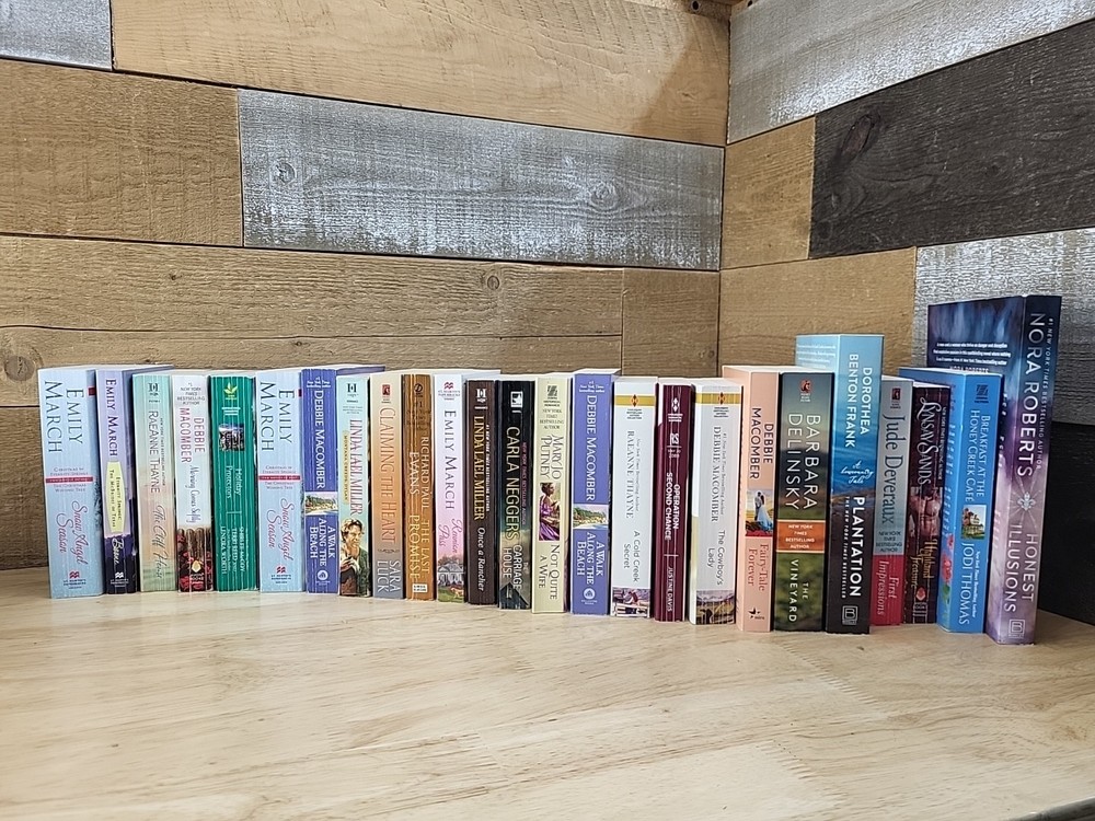 Lot Of 25 Romance Paperbacks Various Authors Mixed Set