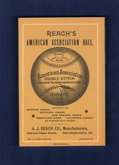1894 REACH’S BASEBALL GUIDE ~ 1989 Horton P.C. | 168 pages ~ Scarce REPRINT! A