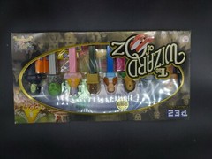 Lot Of 5 Collectible „Wizard Of Oz” Lot. Game, Pez, Tumblers, Ornamental Bells