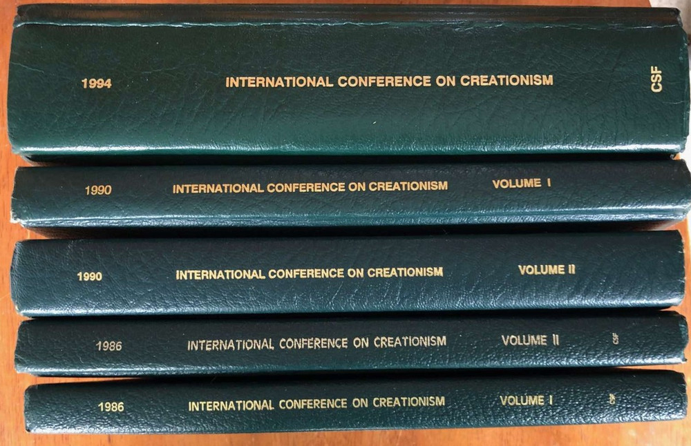 International Conference On Creationism ICC 5 Volumes Lot Set Creation Science