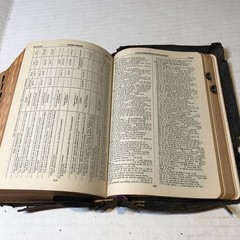 Vtg King James Version Holy Bible Red Letter Edition National Bible Press CRI