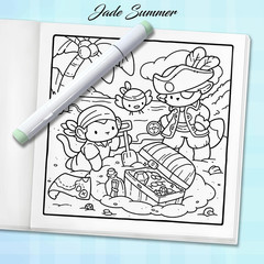 Cozy Eras 2: Cute Coloring Book for Adults and Teens with Charming Characters an
